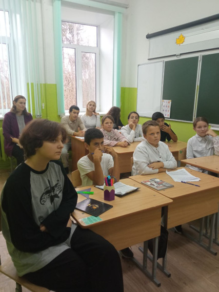 Заседание школьного НОУ.